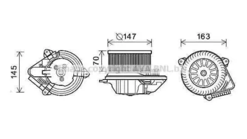 Kachel Ventilatiemotor-
