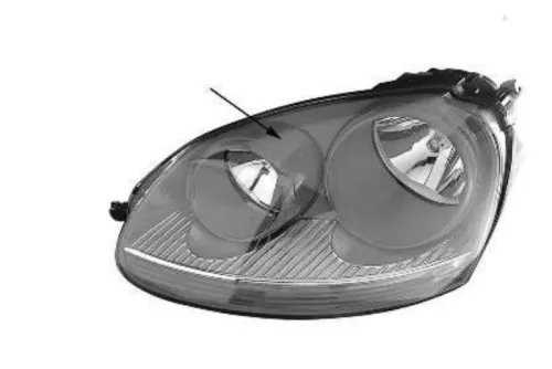 Koplamp links-