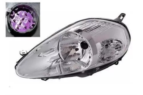Koplamp links-