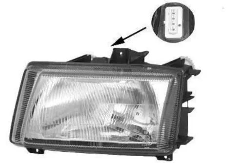 Koplamp links-