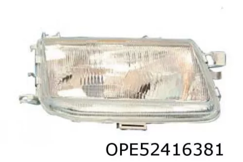 Koplamp links-