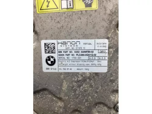 BMW Aircopomp 64525a69fb9 hb0002n0 BMW Aircopomp 64525a69fb9 hb0002n0