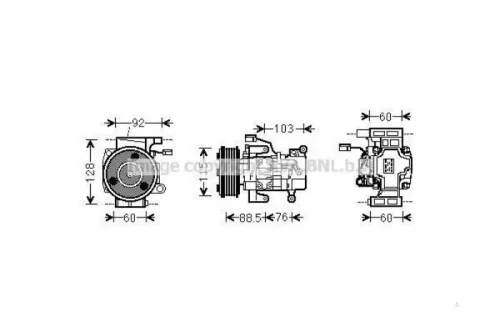 Mazda Aircopomp cc2961k00 lf