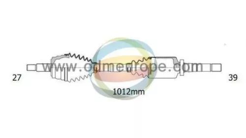 Aandrijfas rechts-voor Opel 18292400