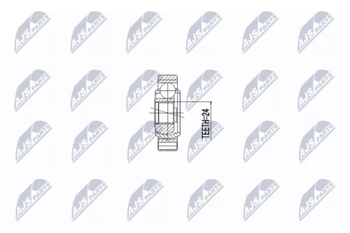 Homokineet reparatie set, aandrijfas