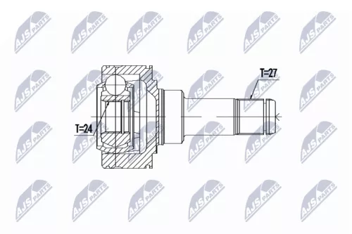 Homokineet reparatie set, aandrijfas