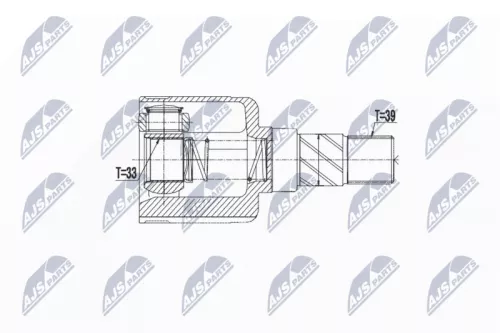 Homokineet reparatie set, aandrijfas