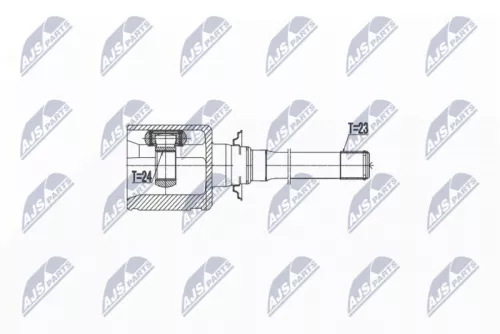 Homokineet reparatie set, aandrijfas