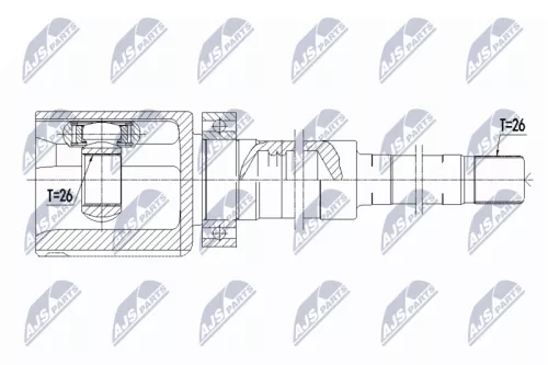 Homokineet reparatie set, aandrijfas