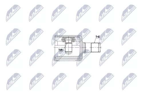 Homokineet reparatie set, aandrijfas