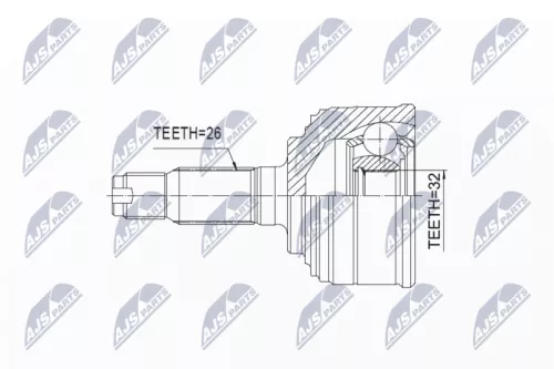 Homokineet reparatie set, aandrijfas
