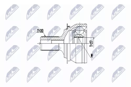 Homokineet reparatie set, aandrijfas