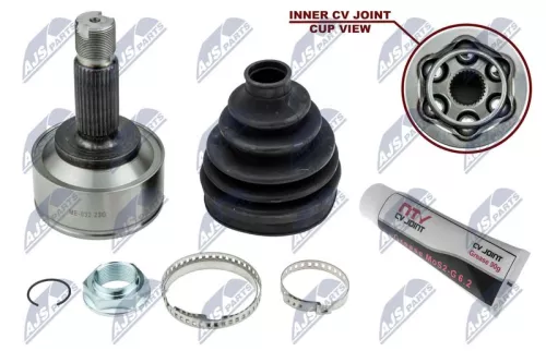 Homokineet reparatie set, aandrijfas