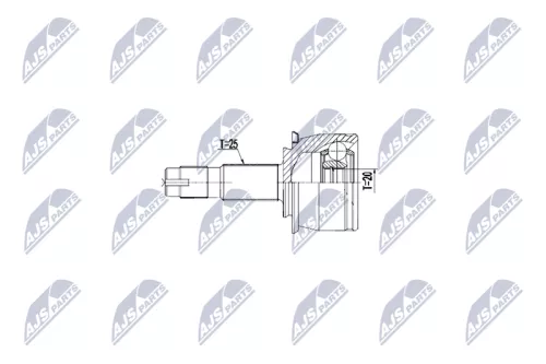 Homokineet reparatie set, aandrijfas
